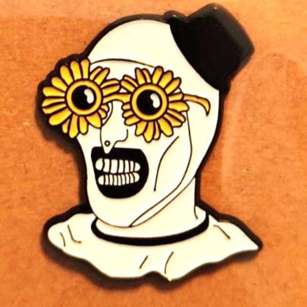 Art the Clown Terrifier Enamel Pin Horror Movie Killer Lapel Badge Brooch